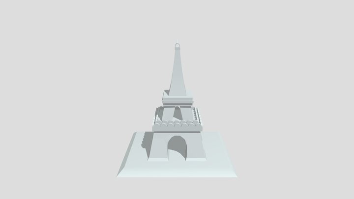 Torre Eiffel YBP 3D Model