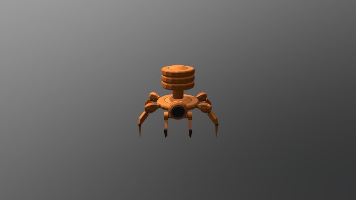 Low Poly EXA from Exapunks 3D Model