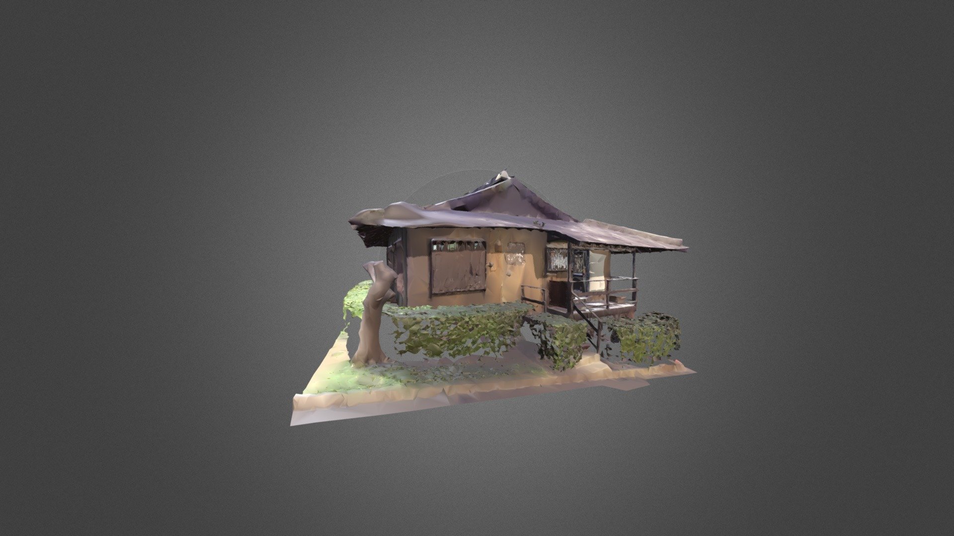 Honolulu Museum Tea House 3D model by MidPacific Scans