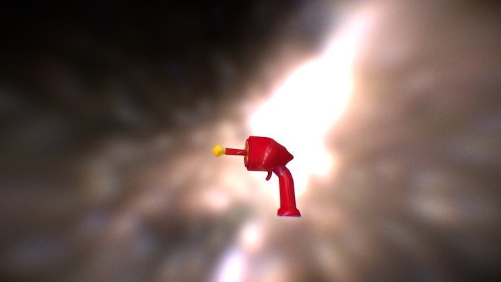 Earthworm Jim Raygun 3D Model