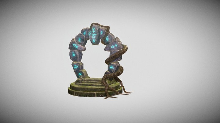Magic portal 3D Model