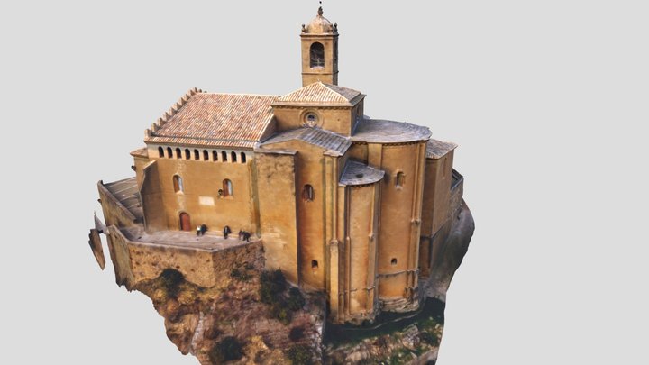 Iglesia San Salvador, Murillo de Gállego 3D Model