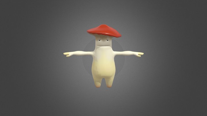 Mushroom from dark souls 3D Model