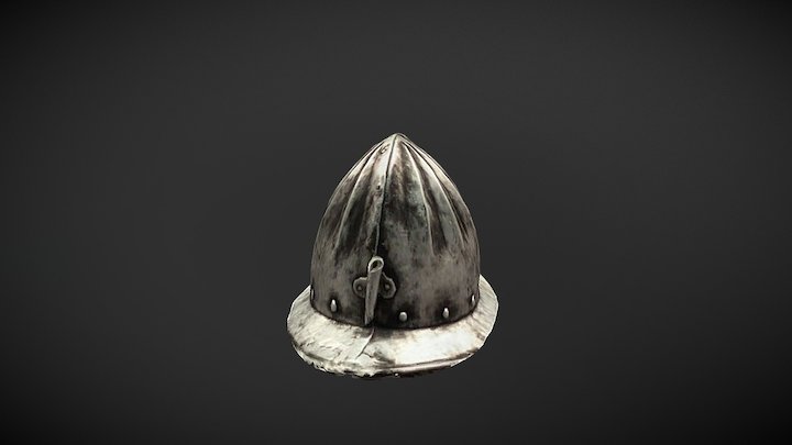 Medieval Helmet 3D Model