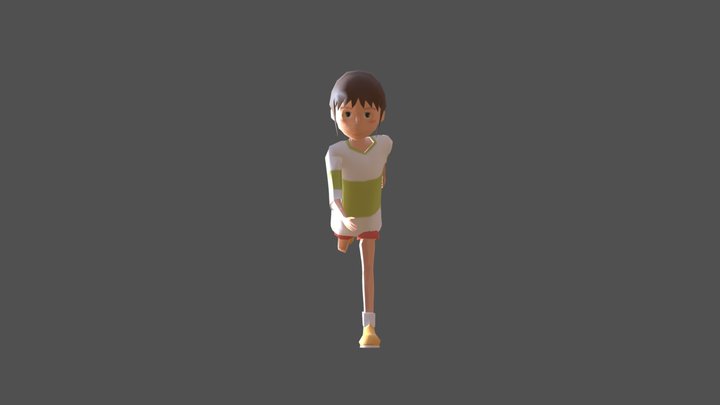 Run Animation 3D Model
