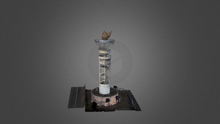 Atlanta's Olympic Torch Tower 3D Model