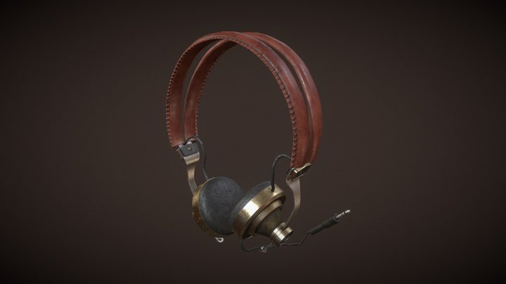 vintage pioneer se l40 headphones 3D Model
