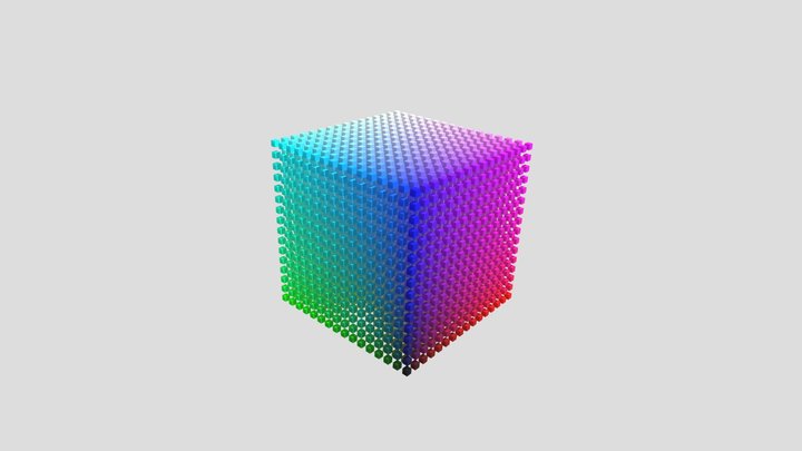 RGB Cube 3D Model