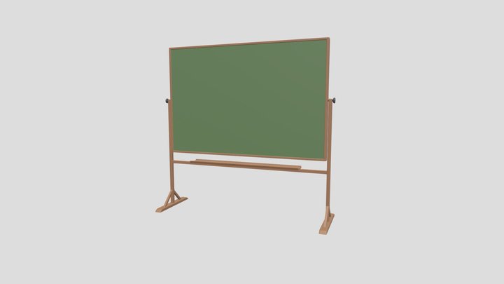 Chalkboard 3D Model