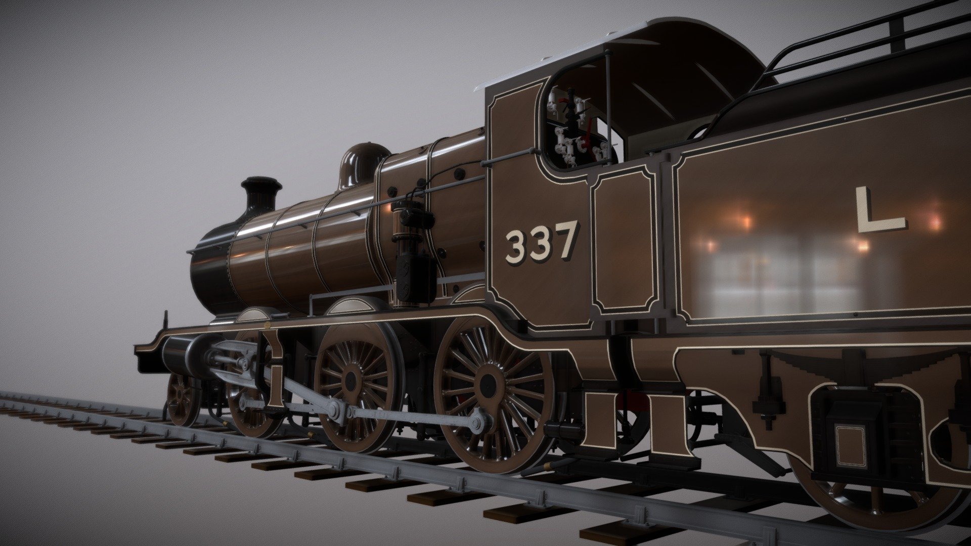 LB&SCR class K 2-6-0 mixed-traffic - 3D model by Krynio [b975bb9 ...