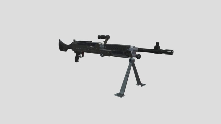 M240B 3D Model
