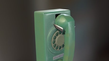 Retro Phone 3D Model