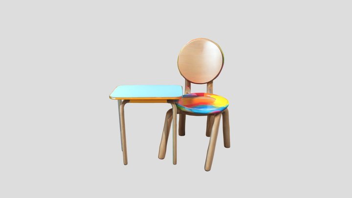 Mobiliario escolar – Free 3D Model STL