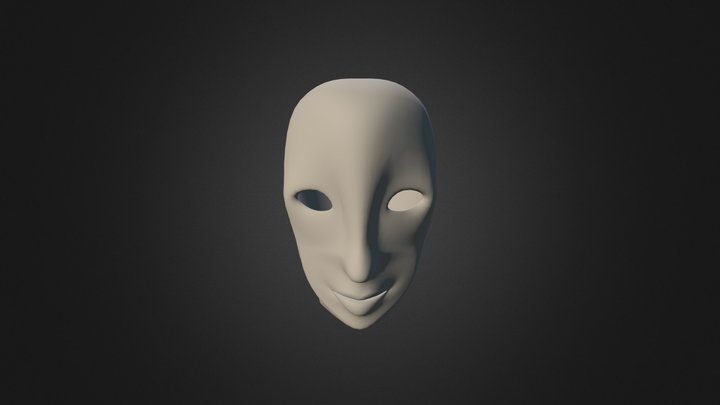 Female Head 3D Model