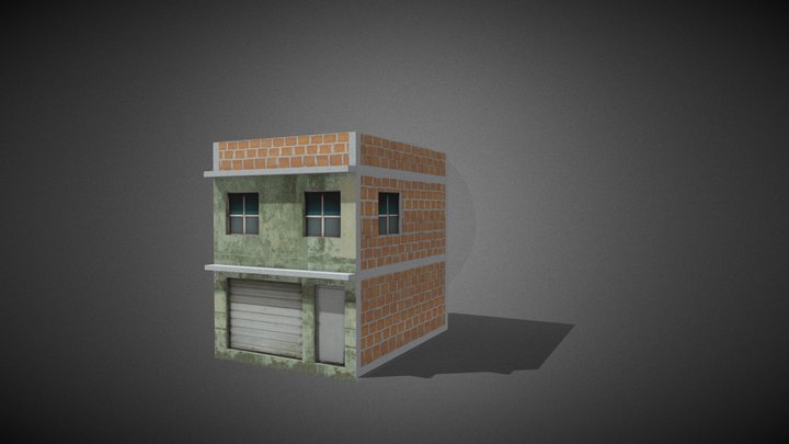 Favela brasileira 3D Model
