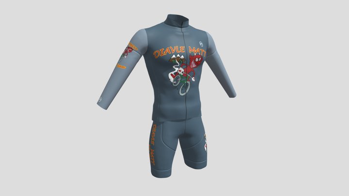 Diavle Matt Bike Team _ Aviatore 3D Model