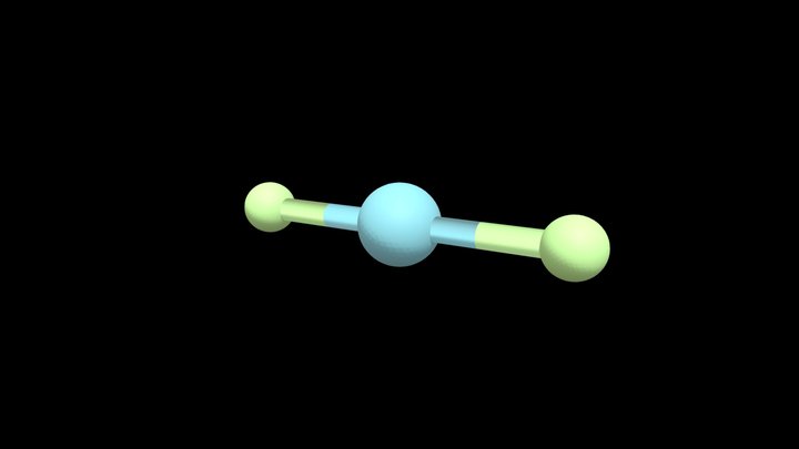 Xenon Difluoride (XeF2) – Modello 3D gratuito STL