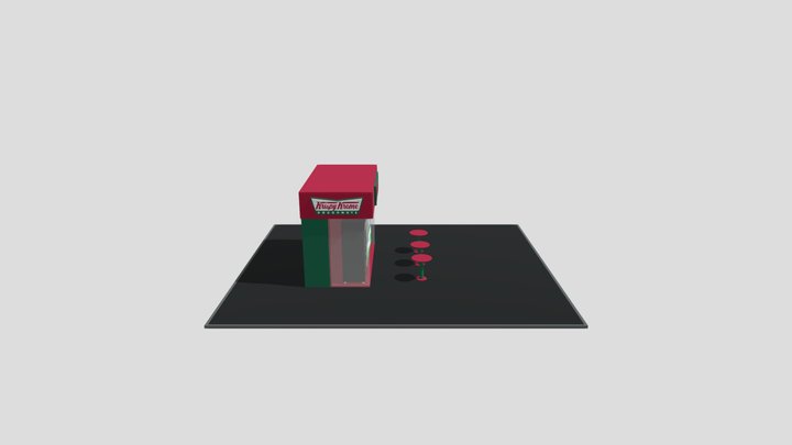 2 Vending Machines site 3D Model