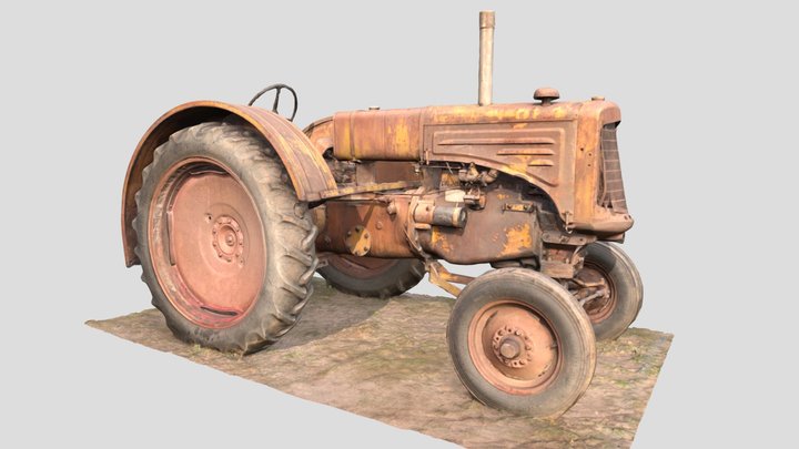 Minneapolis Moline ZTS Tractor 3D Model