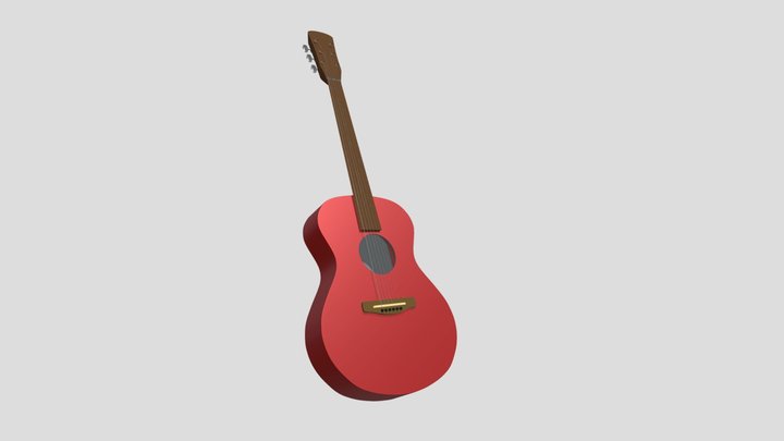 Guitar 3D Model