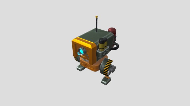 Robot Factory 3D Model