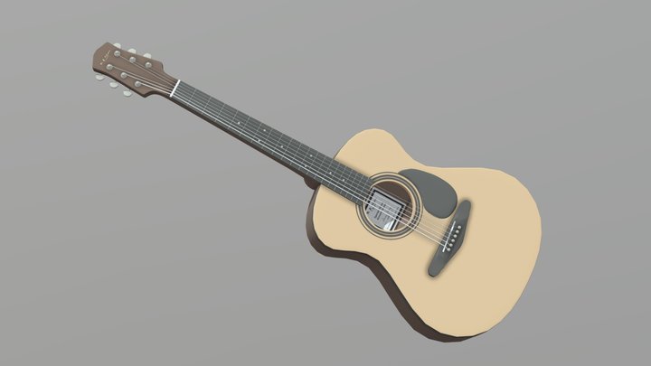 Guitar 3D Model