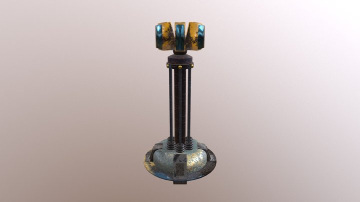 RA2 Prism Tower 3D Model