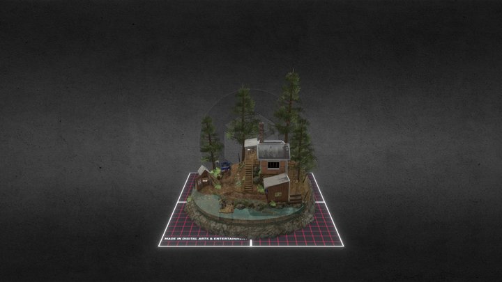 Forest Loner Diorama - Ruben Verhelst - DAE 3D Model