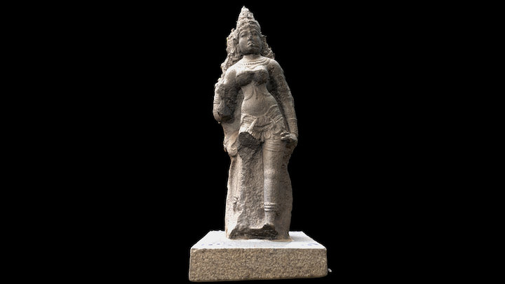 Statue indian goddess 3D Model