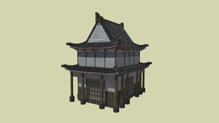 DX2209_CINPROD_SK3 (Japanese House) 3D Model