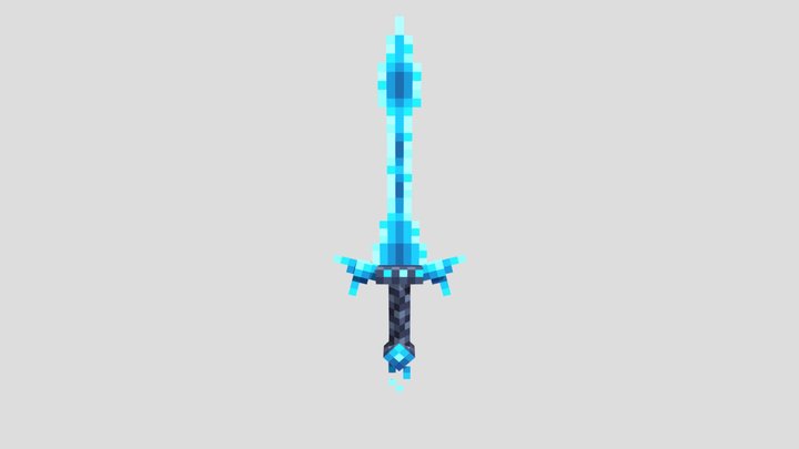 Ice sword 3D Model