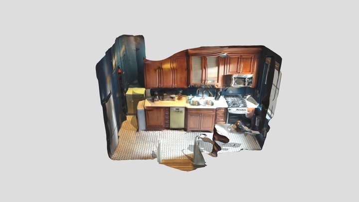 Apartment, kitchen 3D Model