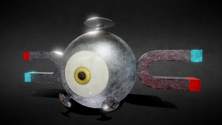 Magnemite (Pokemon) – Kostenloses 3D-Modell STL