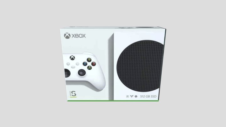 Xbox Series S Box 3D Model