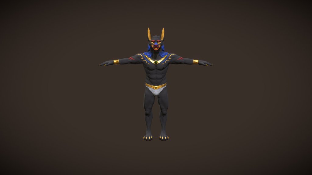 Anubis textured