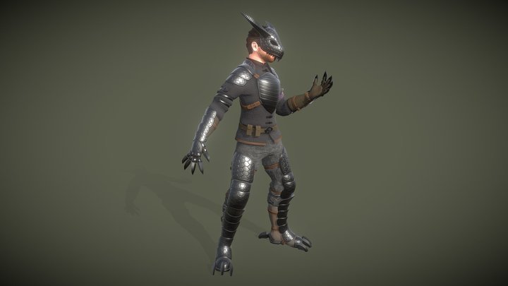 Dragon Armor 3D Model