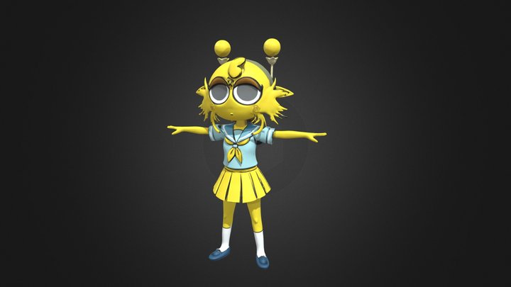 New_Simone Vrchat Avatar Model 3D Model
