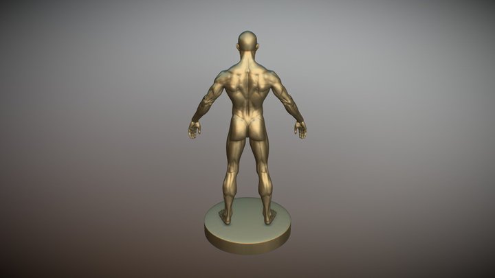Merged Marco Resculpt Kratos5 Decemated 250k 3D Model