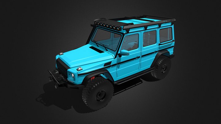 Mercedes g wagon g63 camper 3D Model