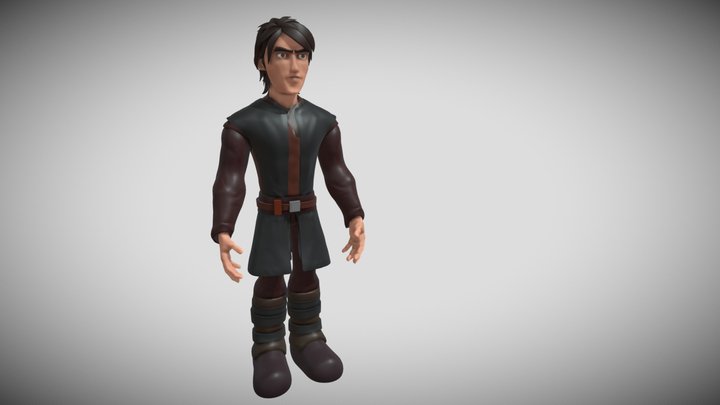 Anakin Skywalker Star Wars simple 3D model 3D Model