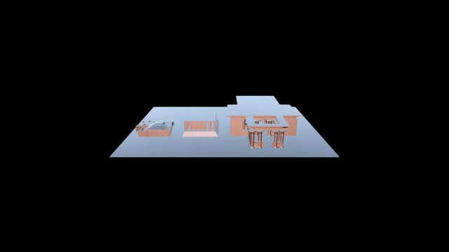 Satet temple; Middle K., New Kingdom, Ptolemaic. 3D Model