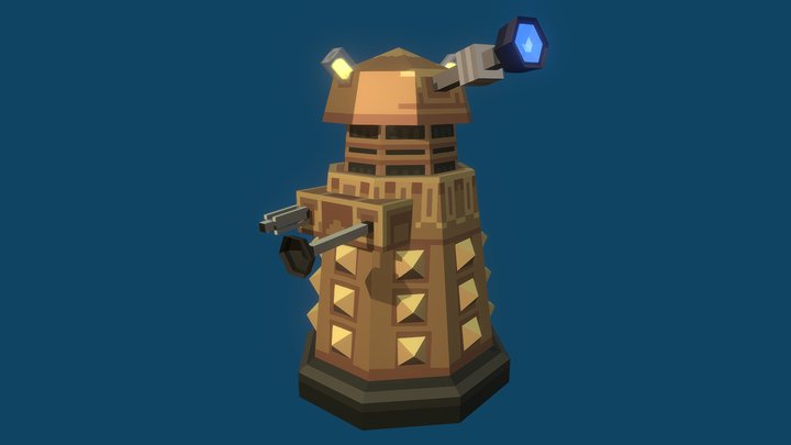 Mini Dalek 3D Model