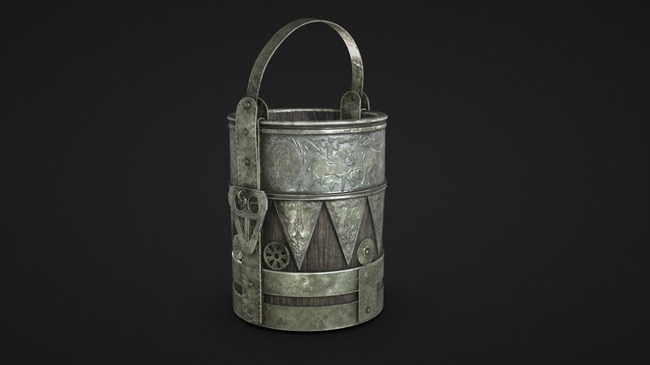 Antique Bucket Conservation 3D Model