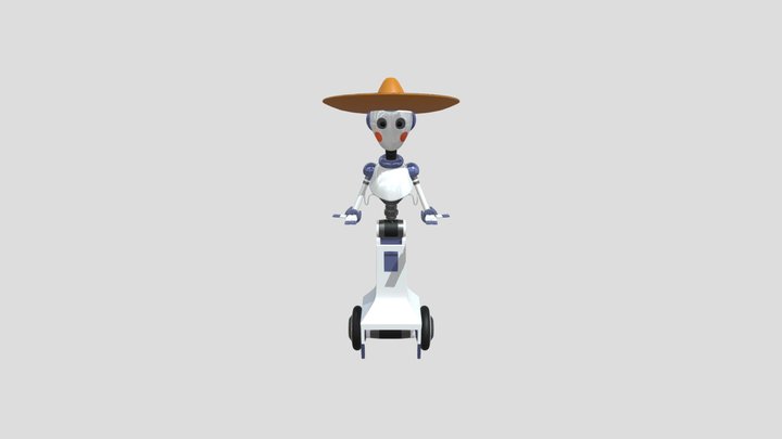 Staff Bot not mine just getting the texture 3D Model