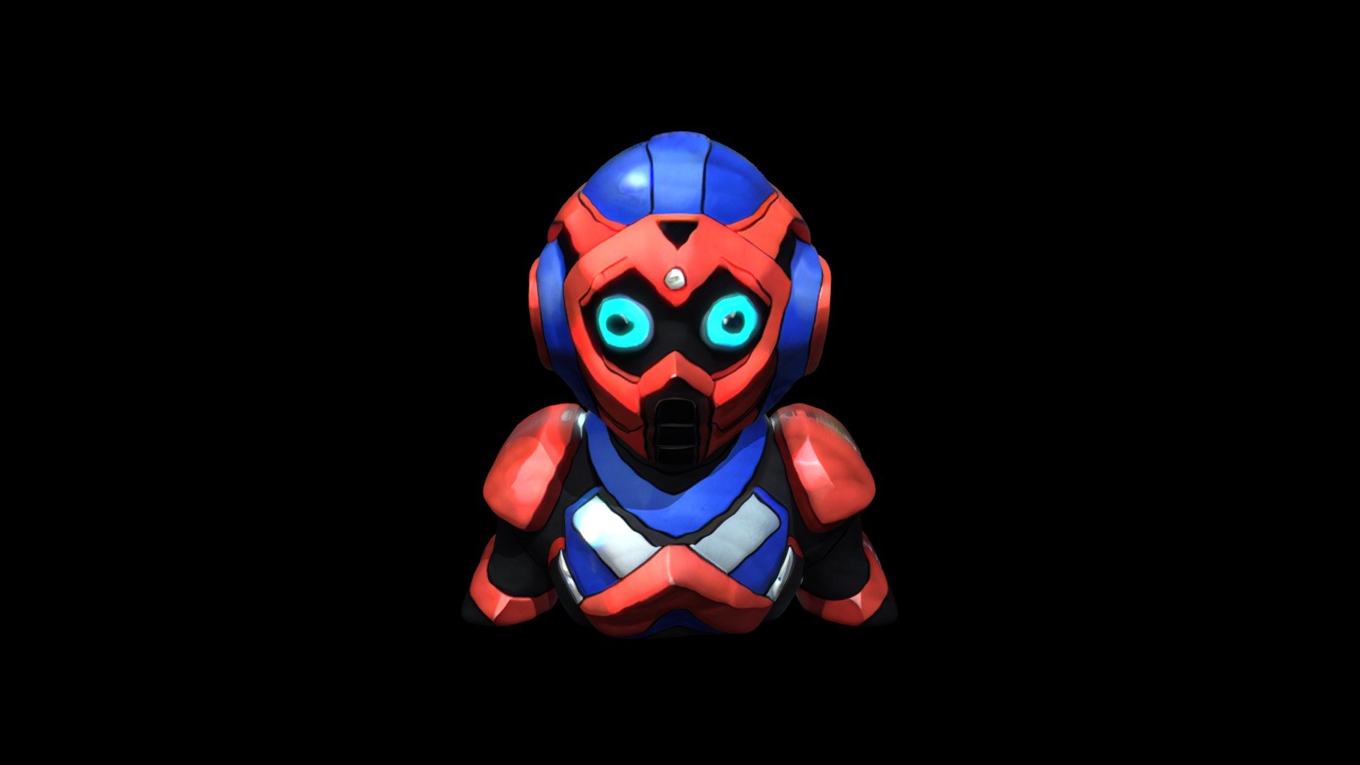 Helmet Mask Robot Cartoon 1115 - Download Free 3D model by klrxyz ...