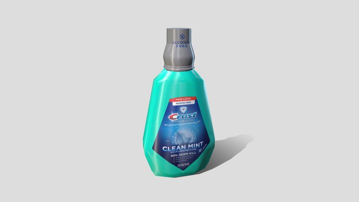 Mouth Wash - Crust 3D Model