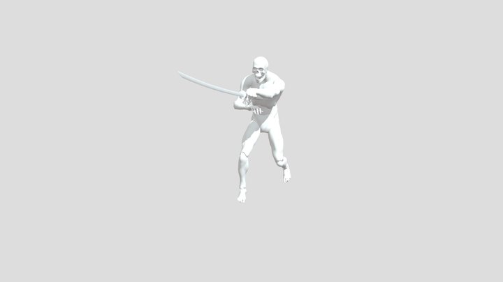 Sword Stance Stance 3D Model