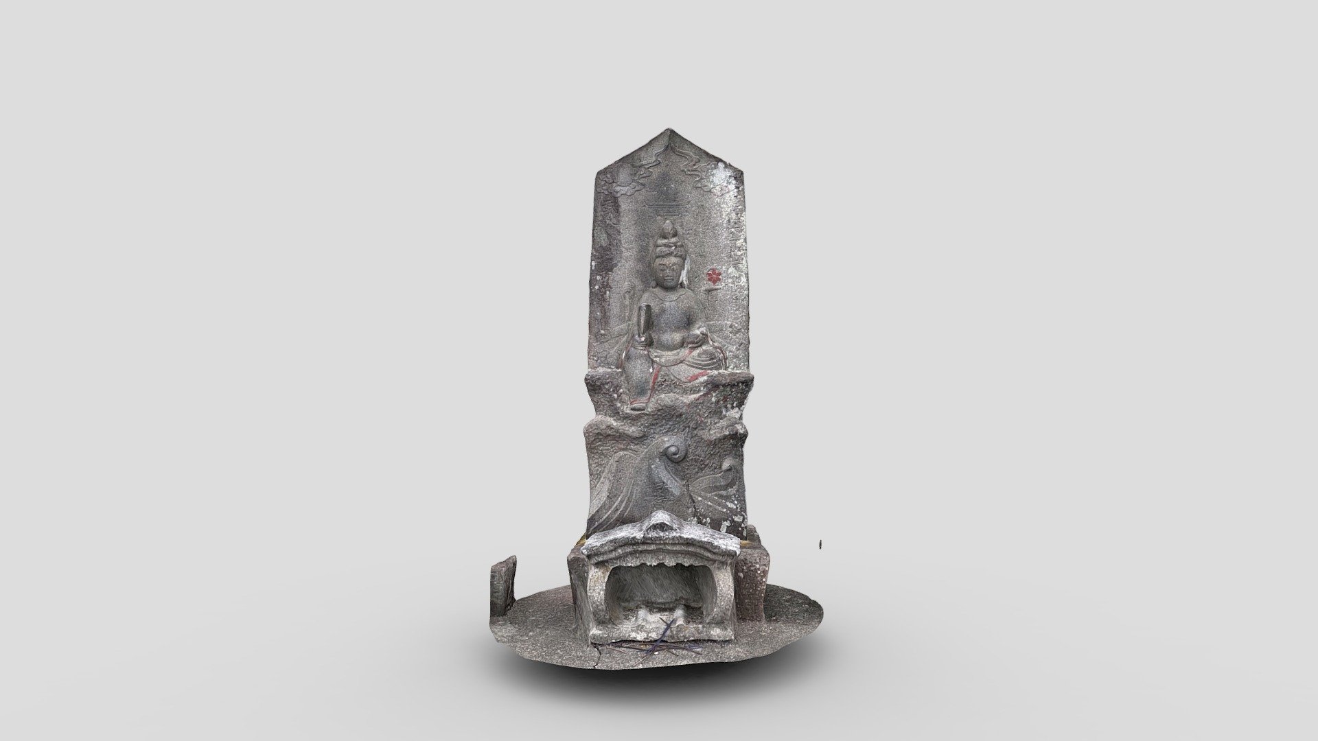 熊谷市押切 享保銘波乗弁財天像 - 3D model by 熊谷市立江南文化