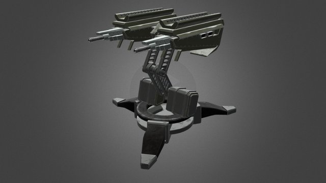 Turrets 3D Model