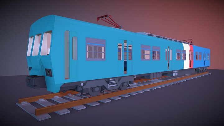 Trem Supervia (Supervia Train) 3D Model